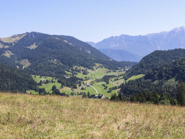 Alpengasthof Heutal in Unken im Sommer